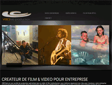 Tablet Screenshot of createur-video-entreprise.com